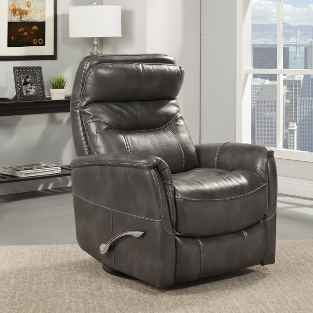Parker House® Gemini Flint Manual Swivel Glider Recliner