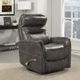Parker House® Gemini Flint Manual Swivel Glider Recliner-2