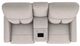 La-Z-Boy® Hawthorn Stone Power Reclining Loveseat with Console, Headrest, and Lumbar-4