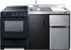 Summit® 63" Black and Stainless Steel All-In-One Kitchenette-0