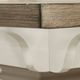 Riverside Furniture Myra Natural 84" Rectangle Dining Table with Smokey White Base-2