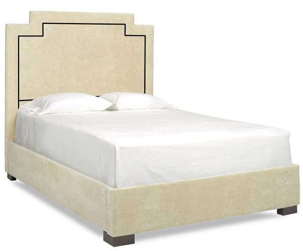 Parker Southern Dream Creations Beige Notch Upholstered Bed-0