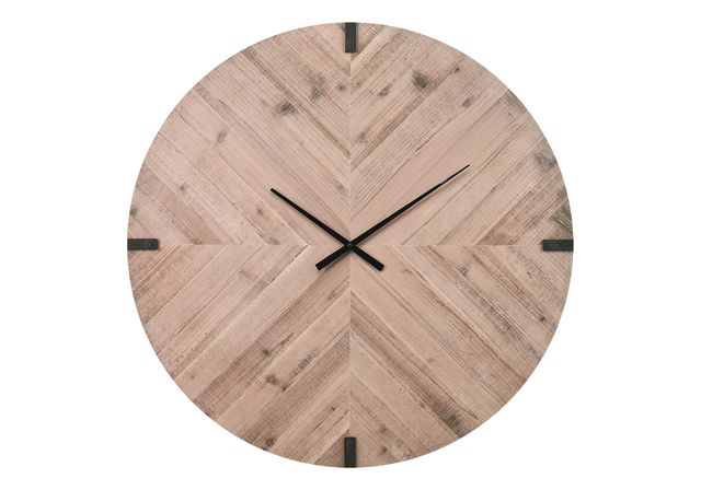 Monarch Specialties Inc. Brown 30" Wall Clock with LED Light-0