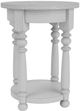 Riverside Furniture Winston Aged Cotton Round Chairside Table-2