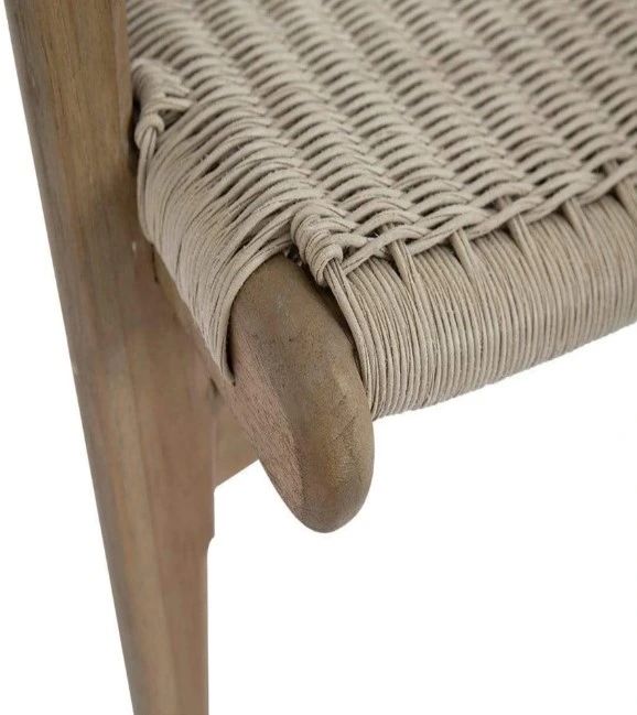 Sunset West Sedona Weathered Natural Materials/Wooden Outdoor Accent Chair-4