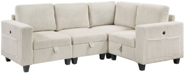 Homelegance® Walterboro 4-Piece Beige Modular Sectional-0