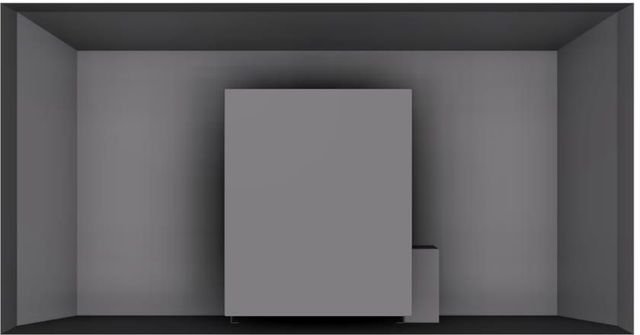 Vent-A-Hood® 36" Gunsmoke Air Recovery System (ARS) Wall Mount Liner Insert-2