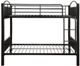 ACME Furniture Cayelynn Black Twin Over Full Bunk Bed-3