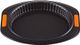 Le Creuset® 10.24" Black Nonstick Flan Pan-0