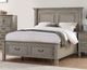 Lake Shore Cottage Grey King Storage Bed-0