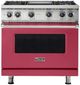 Viking® 5 Series 36” Valentine Liquid Propane Pro Style Gas Range with Griddle-0