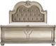 Mazin Furniture Cavalier Silver King Panel Bed-1