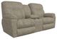 La-Z-Boy® Morrison Sable Power Reclining Loveseat with Console and Headrest-0