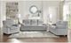Mazin Furniture Keighly Gray Upholstered Accent Chair-4