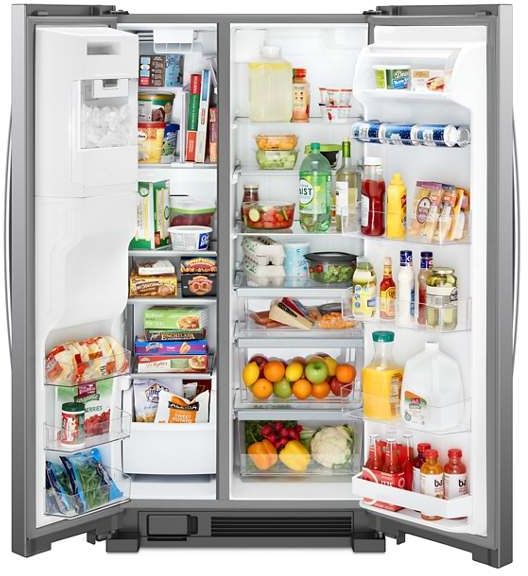 Whirlpool® 36 in. 24.5 Cu. Ft. Fingerprint Resistant Stainless Steel Side-by-Side Refrigerator-9