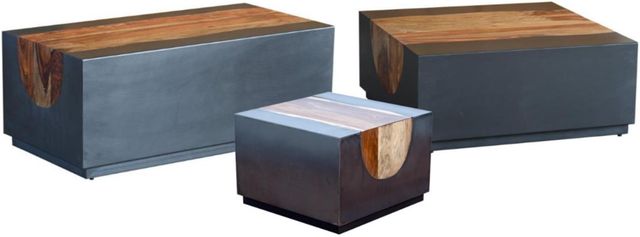 Jaipur Furniture Refferty Brownstone End Table-1