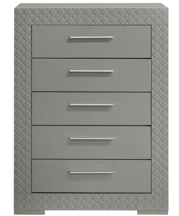 Coaster® Ives Gray High Gloss Chest-1