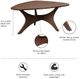 Olliix by INK+IVY Brown Blaze Triangle Wood Coffee Table-1