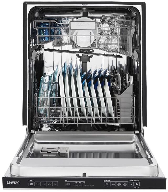 Maytag® 24" Fingerprint Resistant Stainless Steel Built In Dishwasher-2