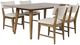 Jofran Inc. Bowie/Beck 7-Piece Chestnut Dining Table Set-0