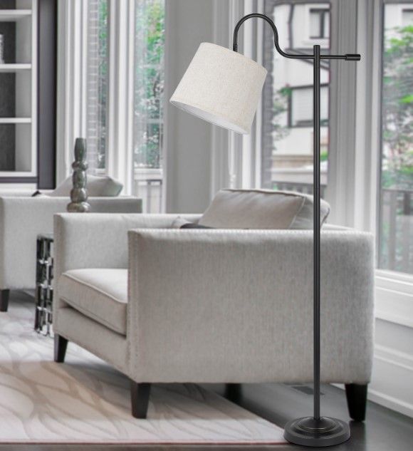 Cal® Lighting & Accessories Rexburg Dark Bronze Floor Lamp-4