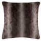 Olliix by Madison Park Zuri Faux Fur Chocolate 25" x 25" Euro Pillow-0
