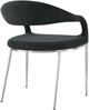 Armen Living Morgan 2-Piece Charcoal Dining Chair Set-1
