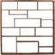 Dovetail Furniture Mariz Natural 87" Bookcase-1
