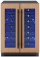 Zephyr Presrv™ 24" 5.2 Cu. Ft. Panel Ready Built-In Undercounter Wine Cooler-0