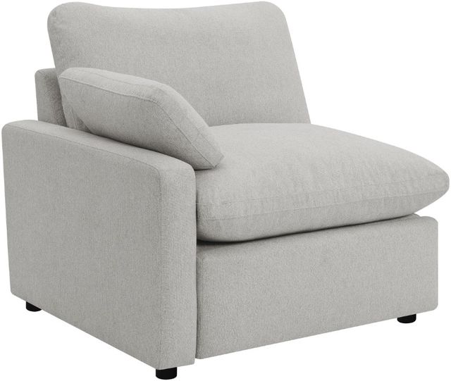 Coaster® Collins 2-Piece Gray Power Reclining Small Spaced Sectional-2