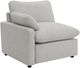 Coaster® Collins 2-Piece Gray Power Reclining Small Spaced Sectional-2