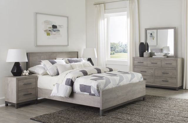 Mazin Furniture Zephyr Gray King Panel Bed-2