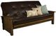 Kodiak Furniture Washington Oregon Trail Java/Rustic Walnut Queen Futon with Mattress-0