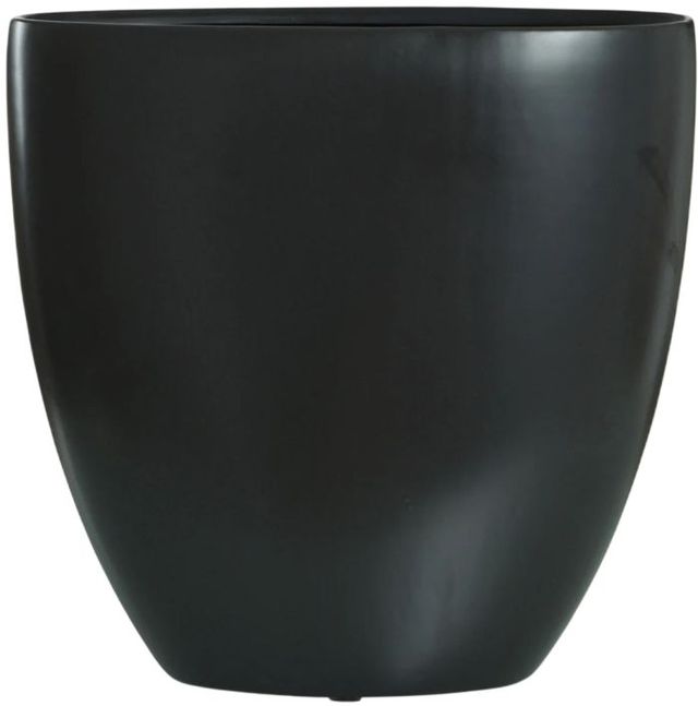 Harp & Finial® Darius Matte Black Large Vase-0