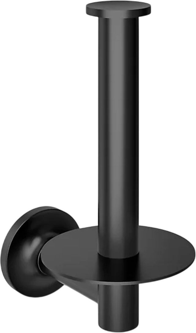 KOHLER® Purist® Matte Black Vertical Toilet Paper Holder-0