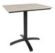 CabanaCoast® Customizable Jasper SOL Teak™ 24" Outdoor Table-2