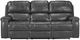 Albany Industries Winslow Gray Manual Reclining Sofa-1
