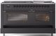 Ilve® Nostalgie II Series 60" Graphite Matte Pro Style Dual Fuel Range-4