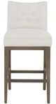 Fairfield® Customizable Entree Dining Concave 20" Short Back Bar Stool-1
