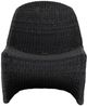 Four Hands Portia Vintage Coal Wicker Outdoor Occasional Chair-2