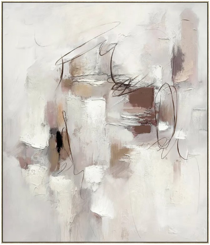 Crestview Collection Cape Rosa Canvas Painting - Thumbnail 3