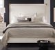Modern History Somerset Bay Home Windward Brass/Cottage White Queen Bed-1