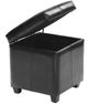 Kwality Imports 2012 Black Storage Ottoman-1