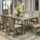 Furniture of America® Echo Antique Gold Dining Table-1