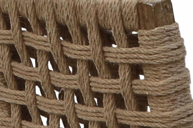 Nest Home Collections Treva Natural White Rope/Sand Counter Stool -3