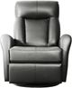 Primo™ International Colorado Crescent Premium PU Dark Grey Power Swivel Glider Recliner-1