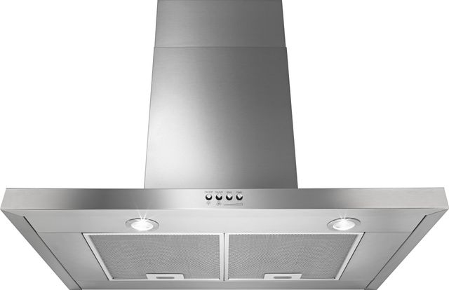 KitchenAid® 30" Stainless Steel Wall Mount Flat Range Hood-3