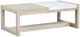 Magnussen Home® Preston Gallery Buff Rectangular Cocktail Table-4