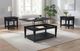 Coaster® Lindenton 3-Piece Black Lift-Top Coffee Table and End Table Set-1