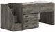 Signature Design by Ashley® Frandern Gray Twin Loft Bed with Drawer Storage-0